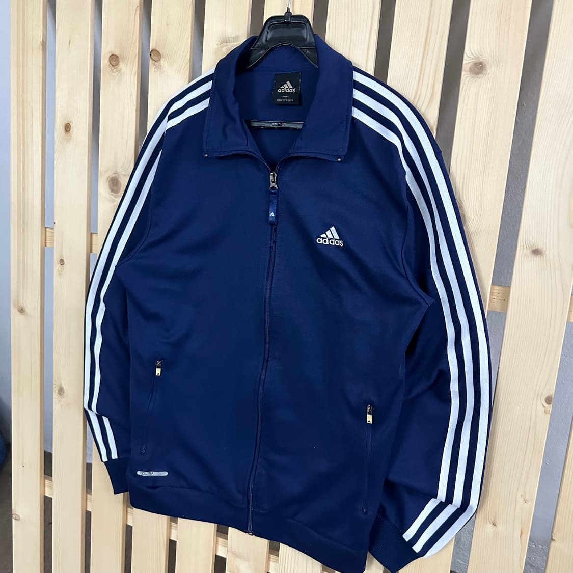 (M) 아디다스 네이비 져지 트랙탑 상품이미지2