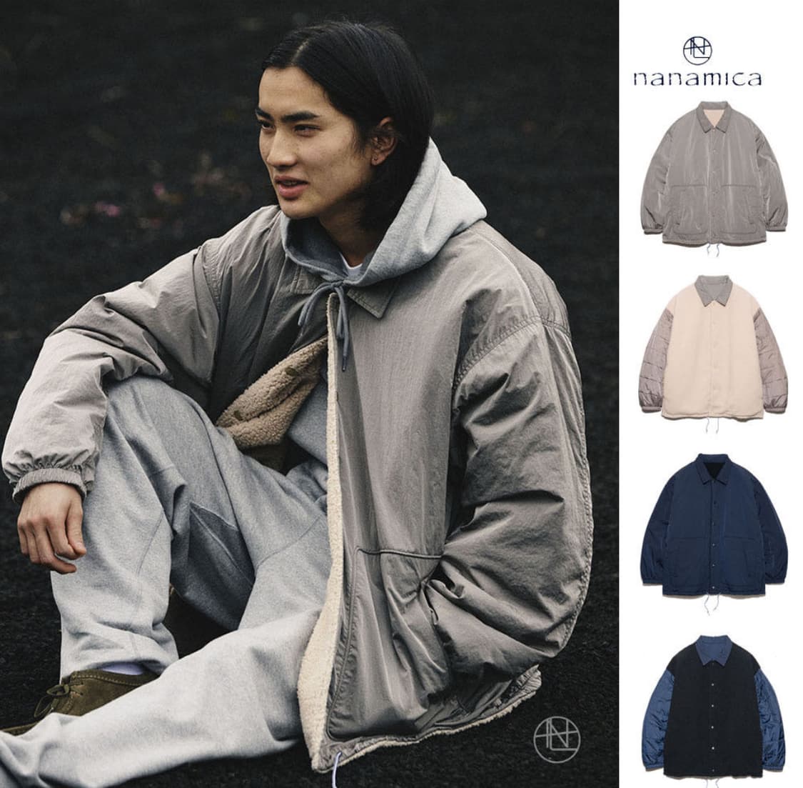 나나미카 리버시블 자켓 상품이미지1