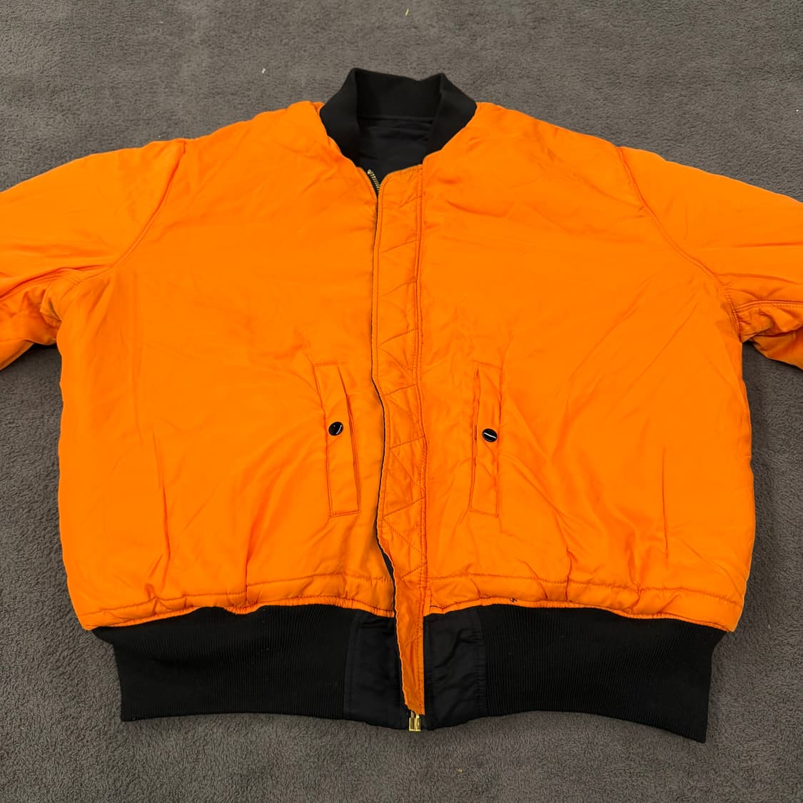 [ 정품/2XL ] 알파인더스트리 플라이트 ma-1 리버시블 항공점퍼 상품이미지5