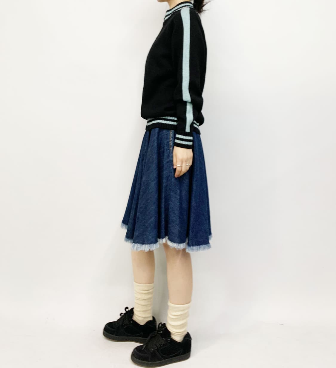 빔즈 니트 집업 상품이미지2