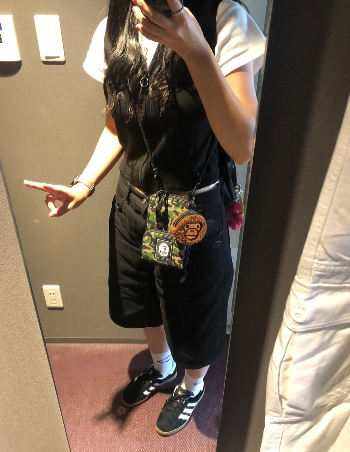 베이프 미니크로스백 (카모) 잡지부록 정품 새상품 상품이미지1