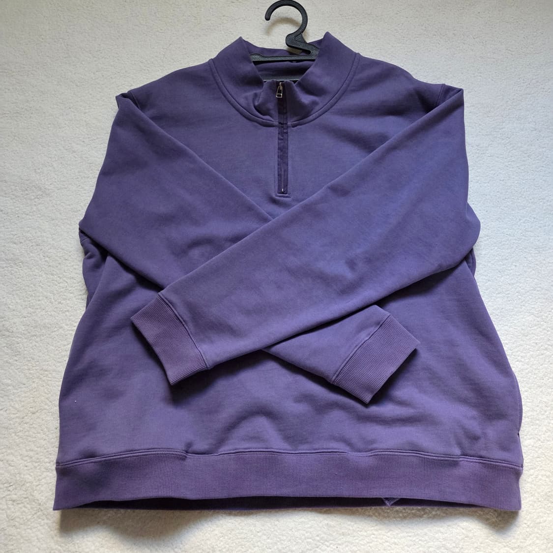 머듈 하프넥 집업 퍼플 상품이미지1