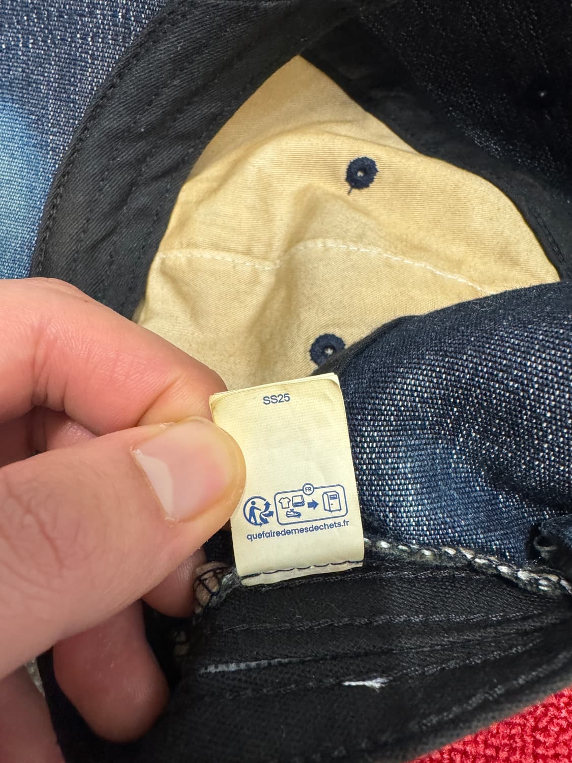 슈프림 코듀라 데님 에스 로고 6 패널 캡 블리치드 인디고 상품이미지9