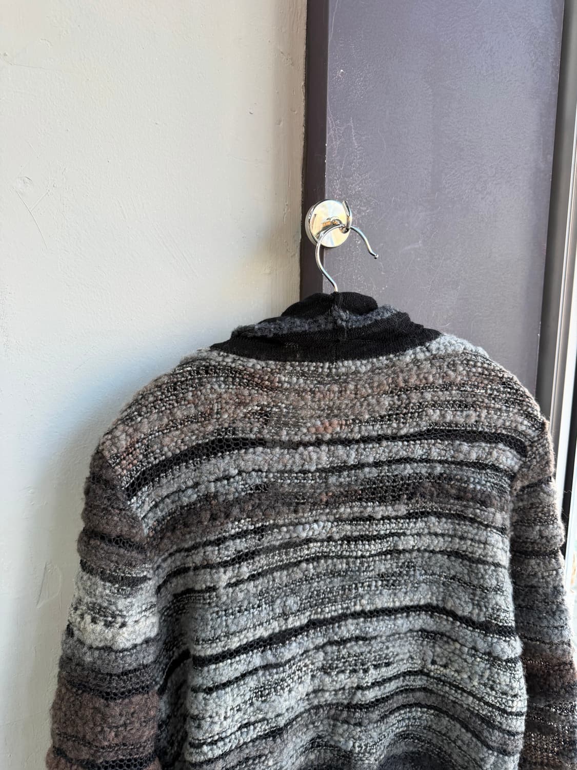 .3/ 이세이미야케 08AW Heart 브러시드 니트 가디건 상품이미지7