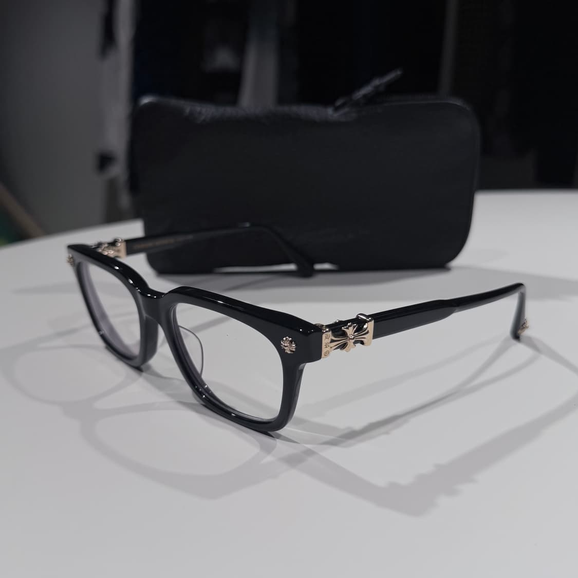 (A+/OS) / 크롬하츠 콕스 어커 안경 블랙 상품이미지1