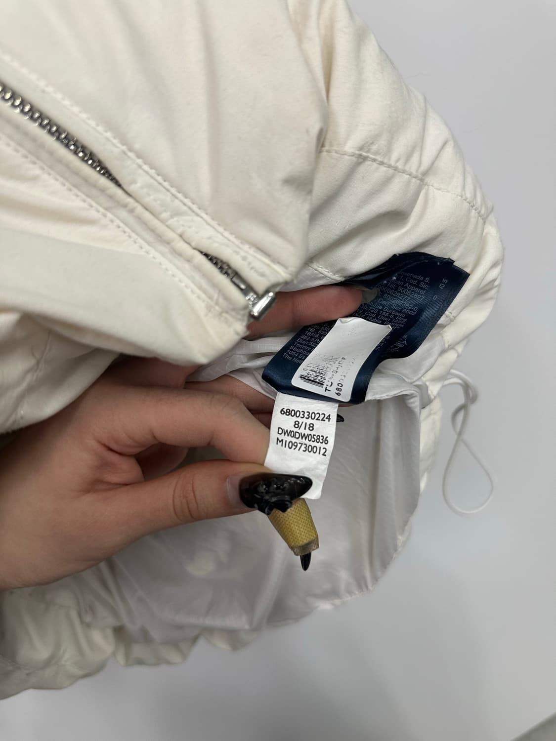 타미힐피거 화이트 아이보리 패딩  상품이미지6