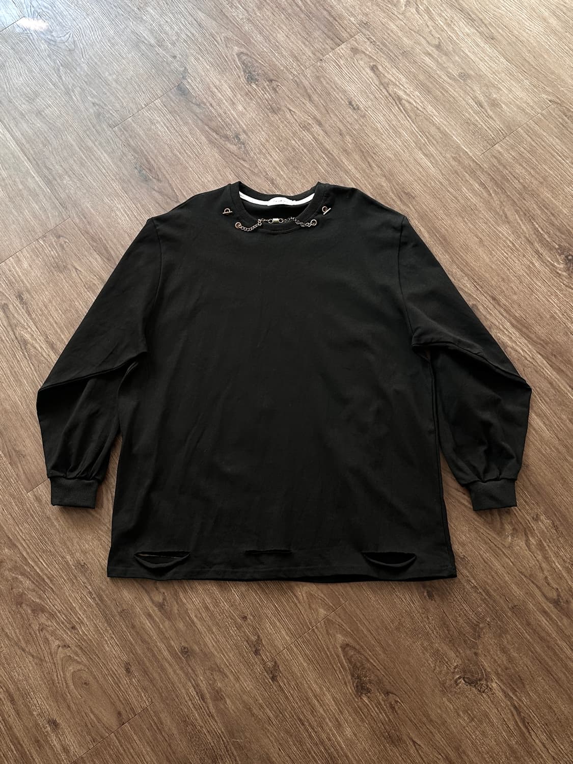 FaSHioN 체인 & 컷아웃 롱 슬리브 상품이미지7