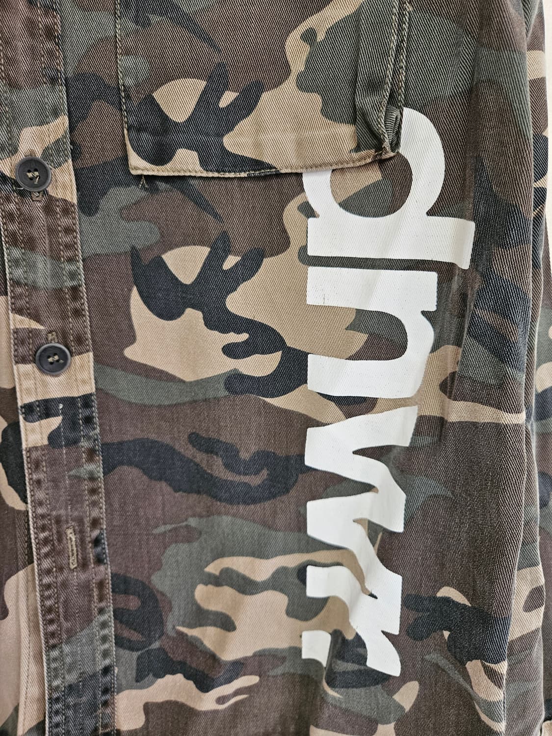 ZARA 카모플라쥬 릴렉스핏 셔츠 상품이미지6