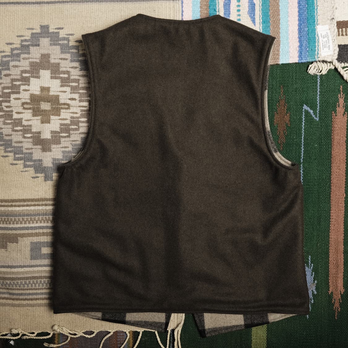 오어슬로우 리버서블 울 멜튼 베스트 2사이즈 상품이미지8