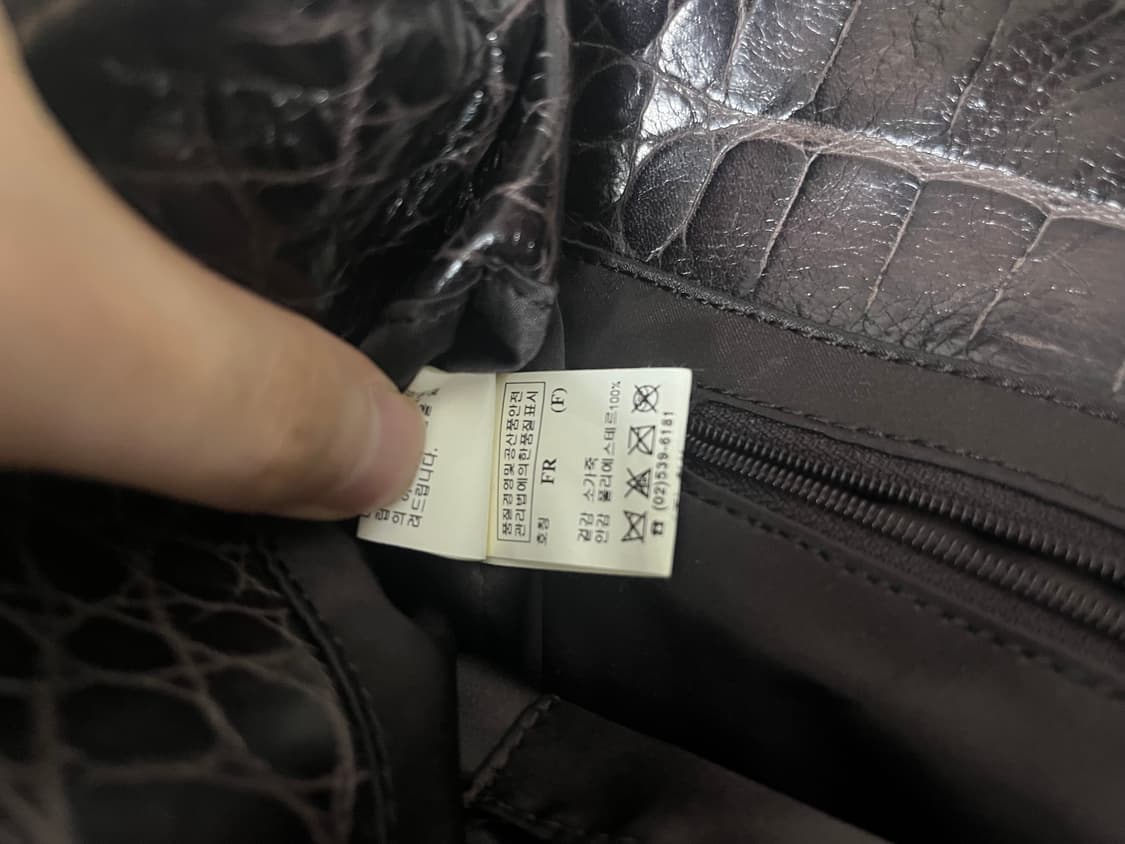 한섬 타임 소가죽 레더백 상품이미지5