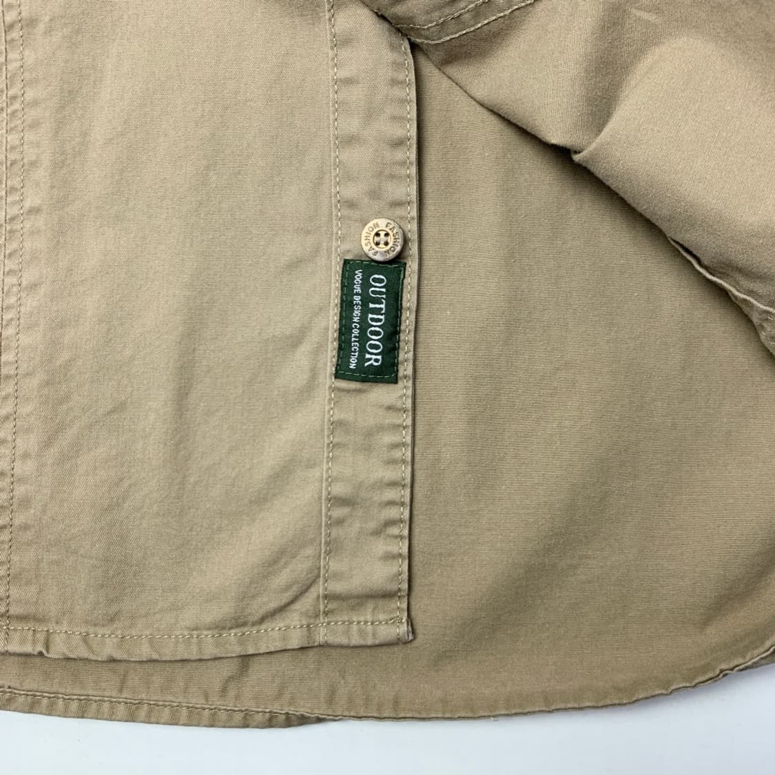 [S/정품] 빈티지 아웃도어 브라운 포켓 셔츠 상품이미지3