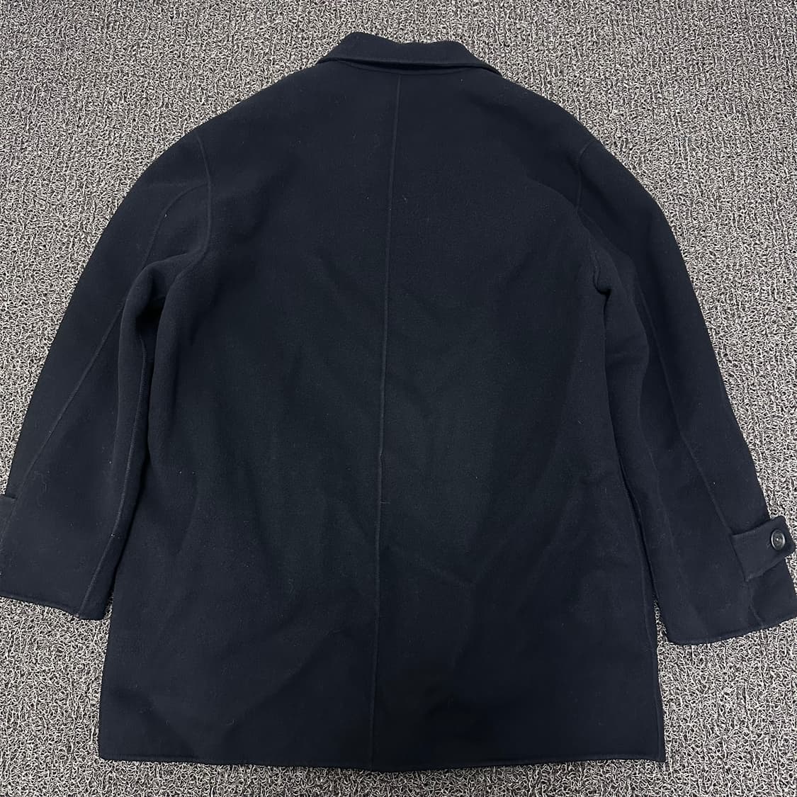 YSL 입생로랑 울 캐시미어 코트 블랙 105(XL) 상품이미지6