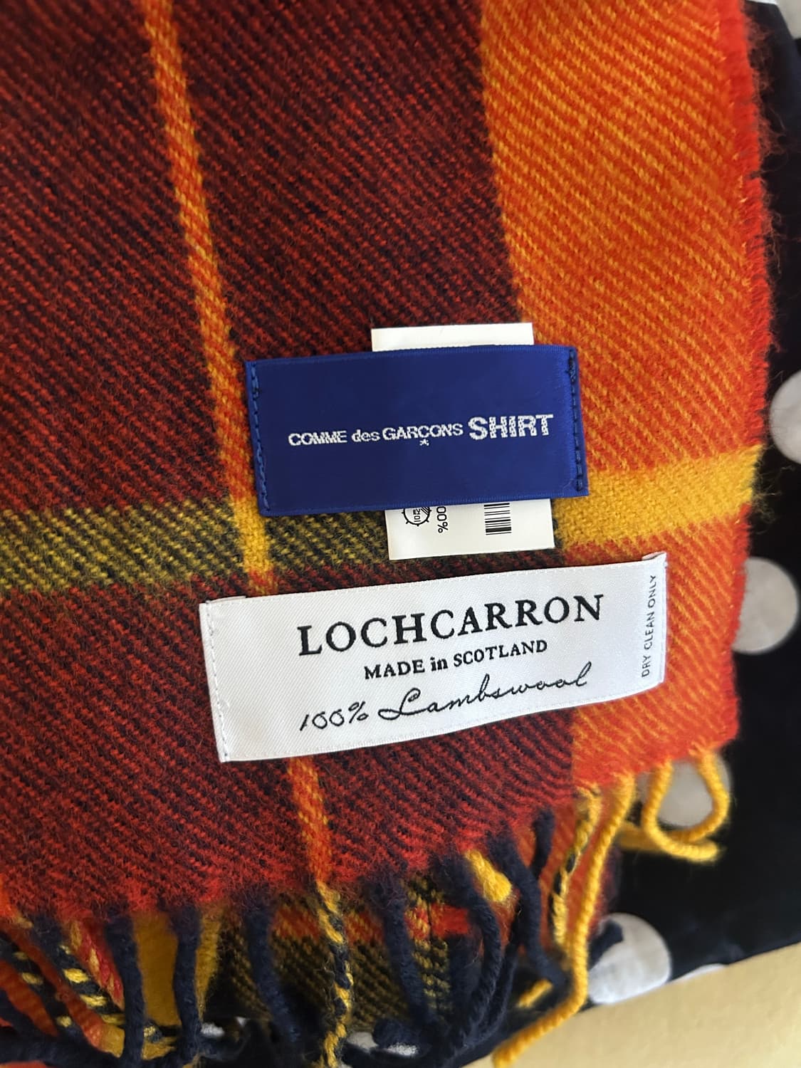 꼼데가르송 셔츠 x 로캐론 판초머플러  상품이미지3