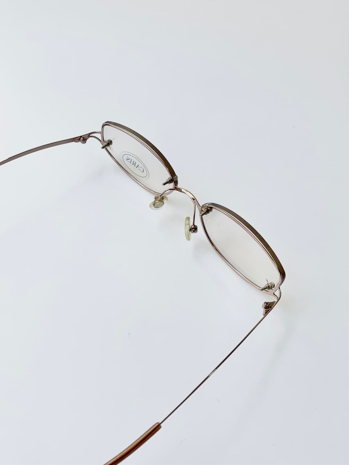 [픽키-607] 브라운 오벌 메탈 안경 데드스탁 상품이미지5