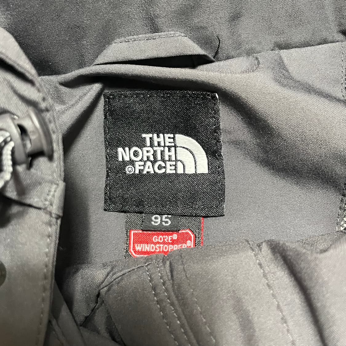 100 노스페이스 차콜 고어텍스 바람막이 상품이미지4