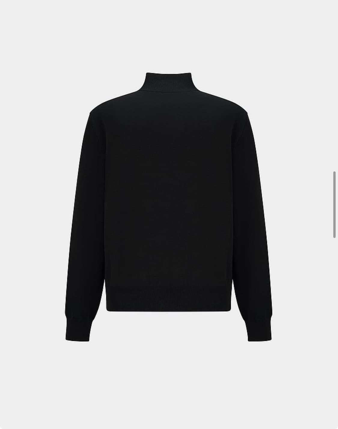 NOICE 니트 집업 가디건 블랙 L 새상품 상품이미지3