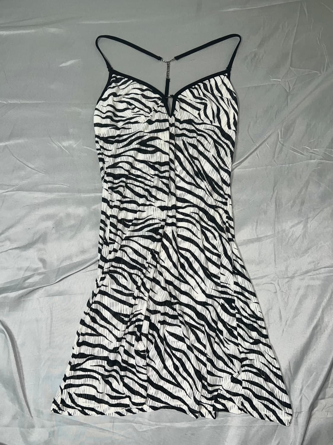 ✨vintage zebra slip dress✨ 상품이미지2