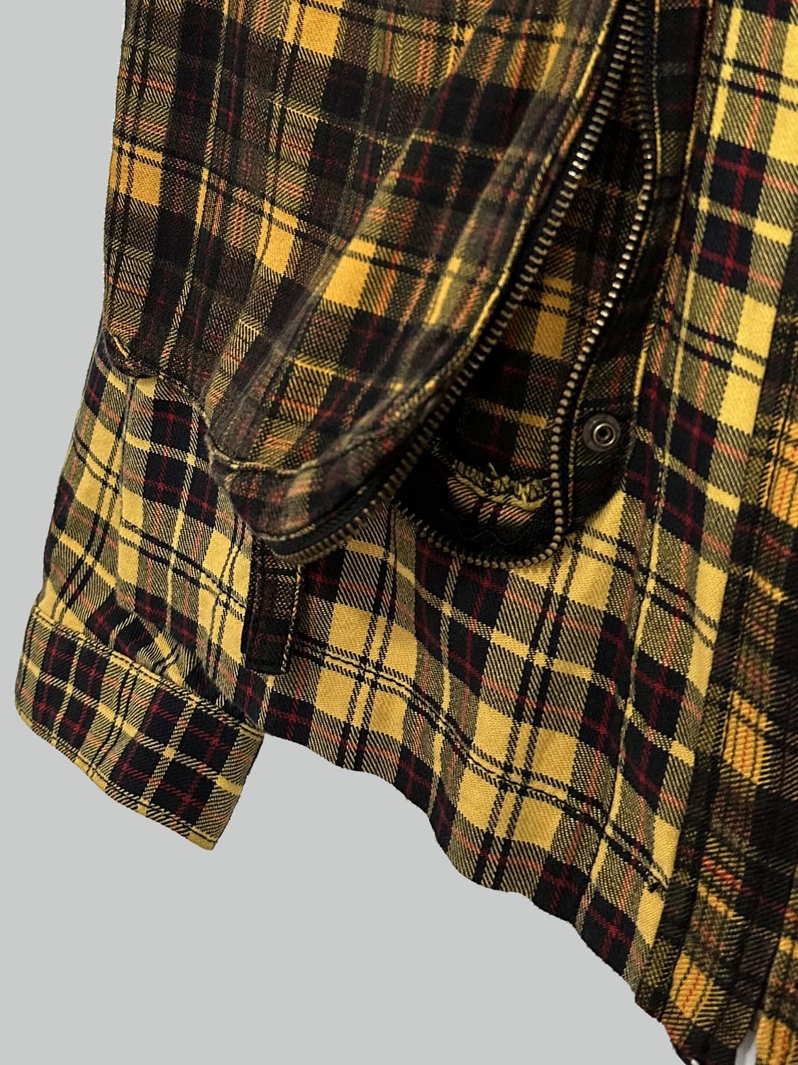 이세이 미야케 체크 집업 자켓 상품이미지4