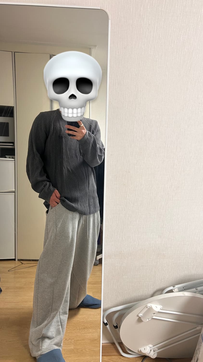 스투시 써멀티 그레이 L 상품이미지1