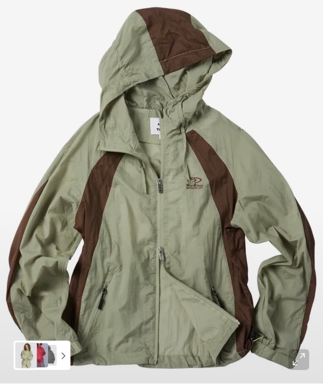 트래블 링클 콤비네이션 바람막이  상품이미지1