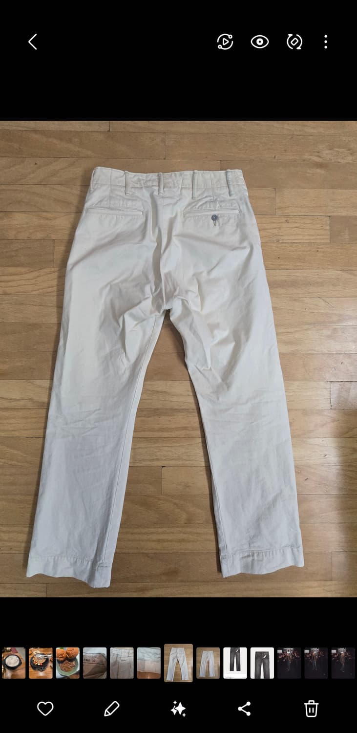 RRL 25ss 에크루 필드팬츠/30x32 상품이미지2
