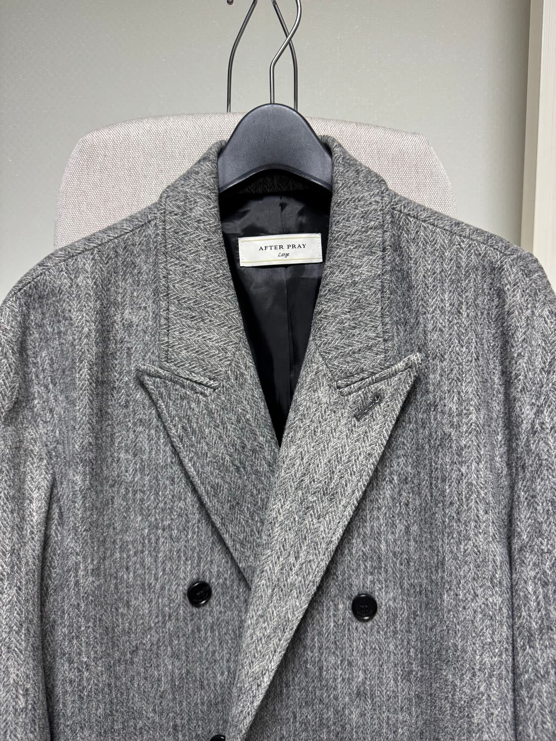 애프터프레이 해링본 더블코트 상품이미지3