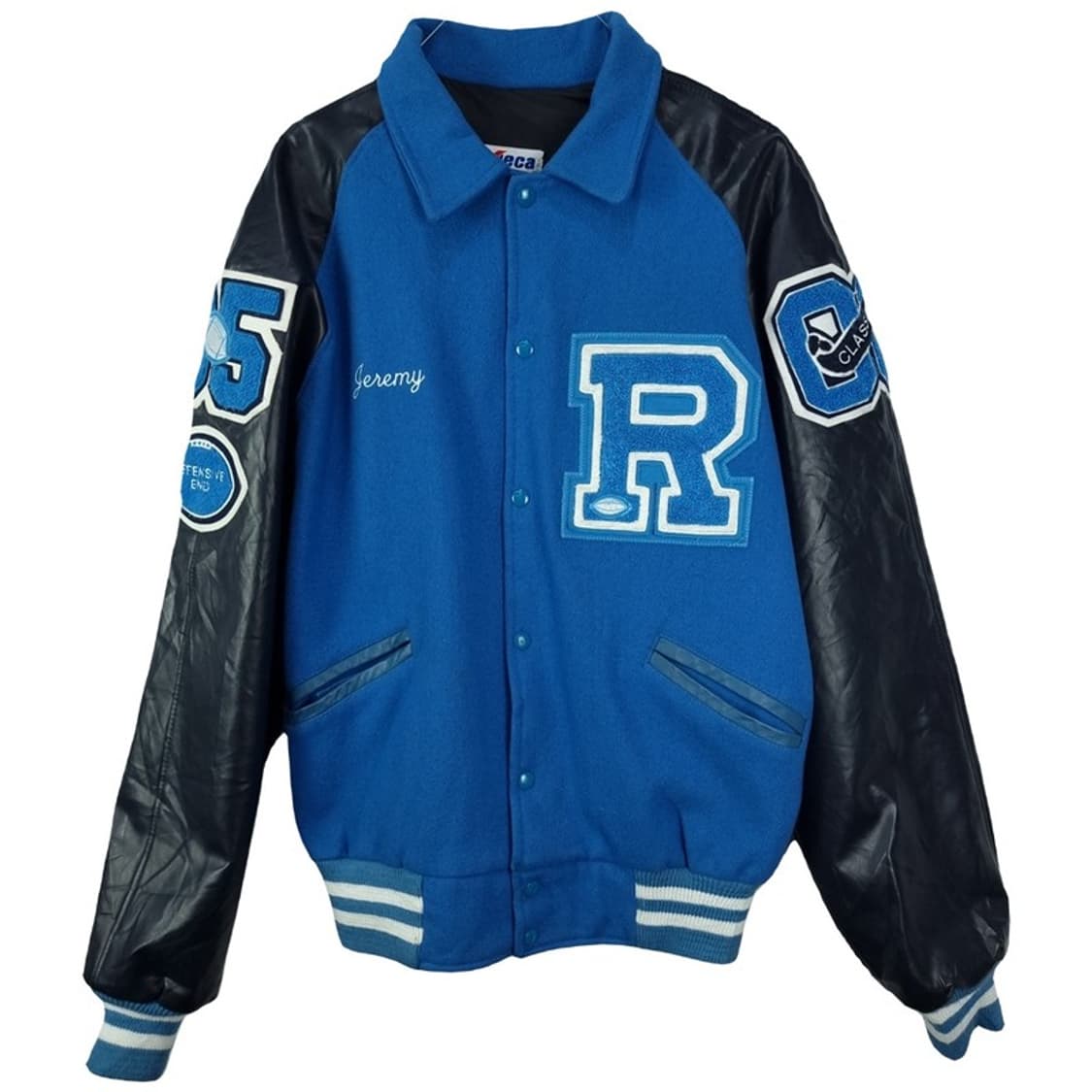 [아메리칸빈티지] 레더 슬리브 빈티지 바시티 자켓 M18507 상품이미지2