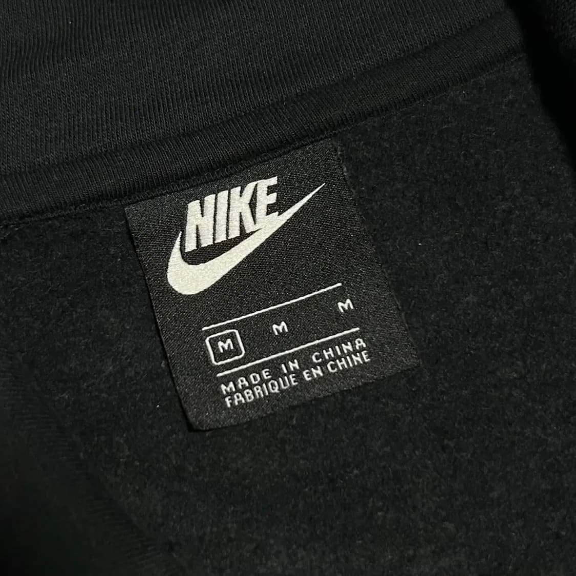 [M] Nike 나이키 블랙 퓨츄라 기모 코튼 집업 상품이미지4