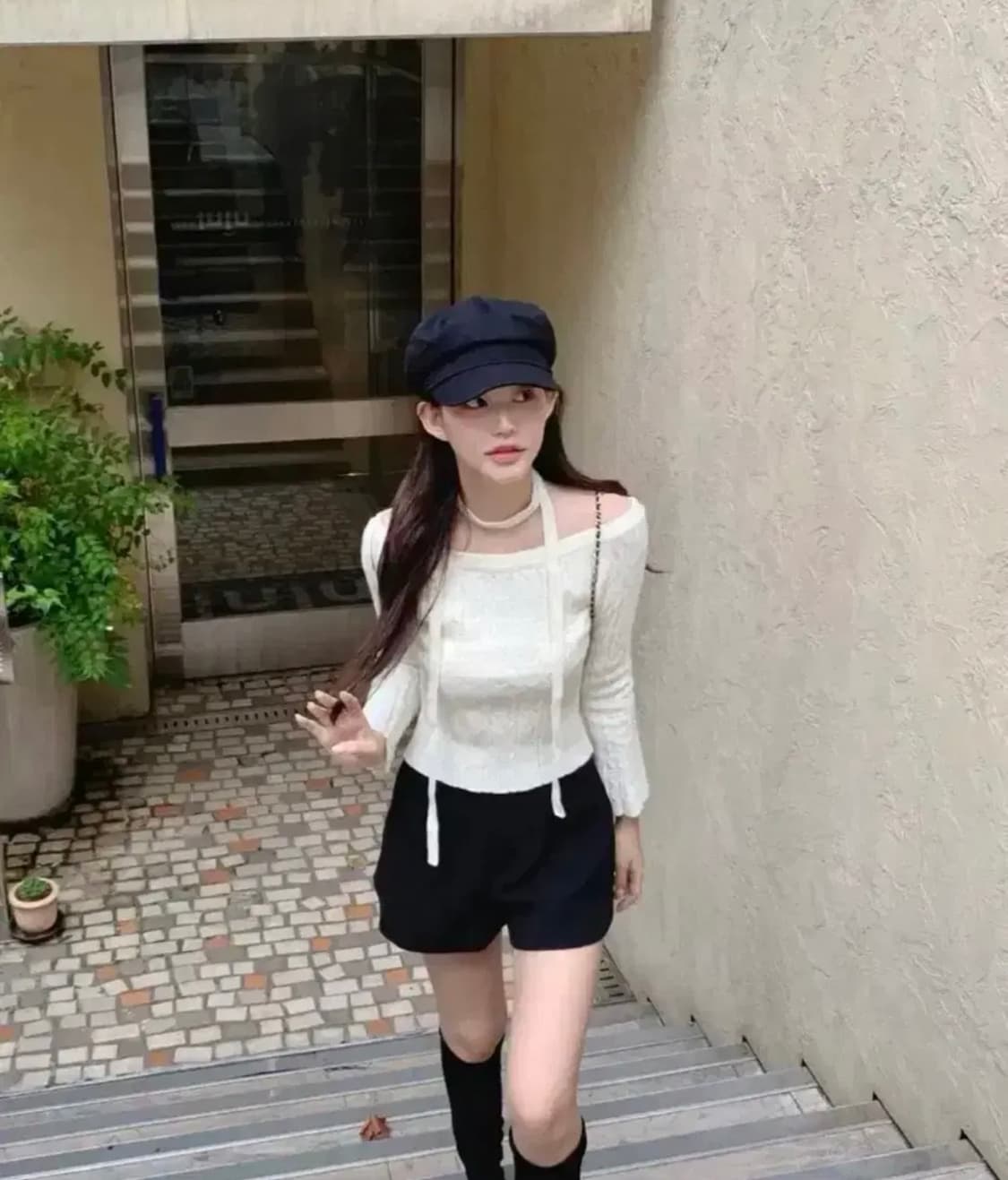 제니오 레이첼 스윗 트위스트 니트 (시나몬 케이블) 상품이미지1