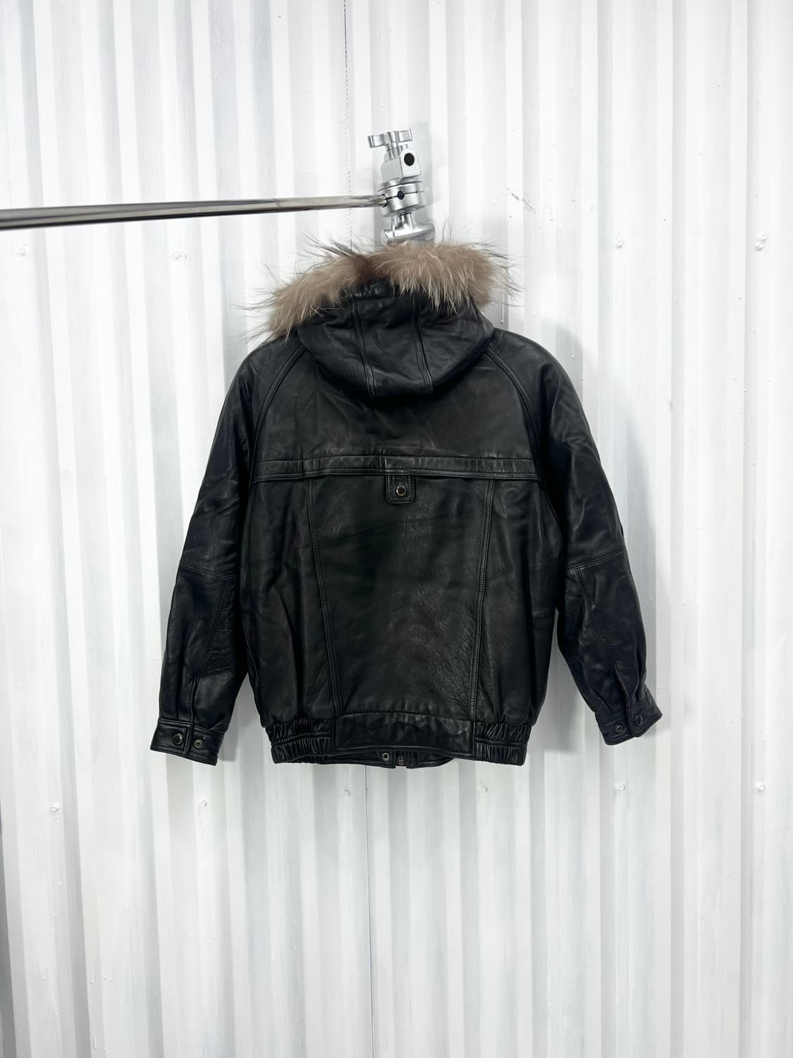 Genuine Leather fur bomber 상품이미지3