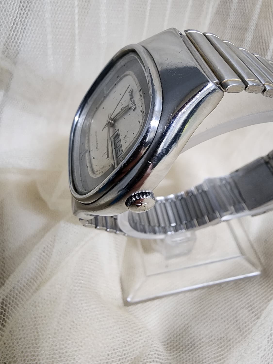 부로바 오토매틱 빈티지 메탈 시계 상품이미지3