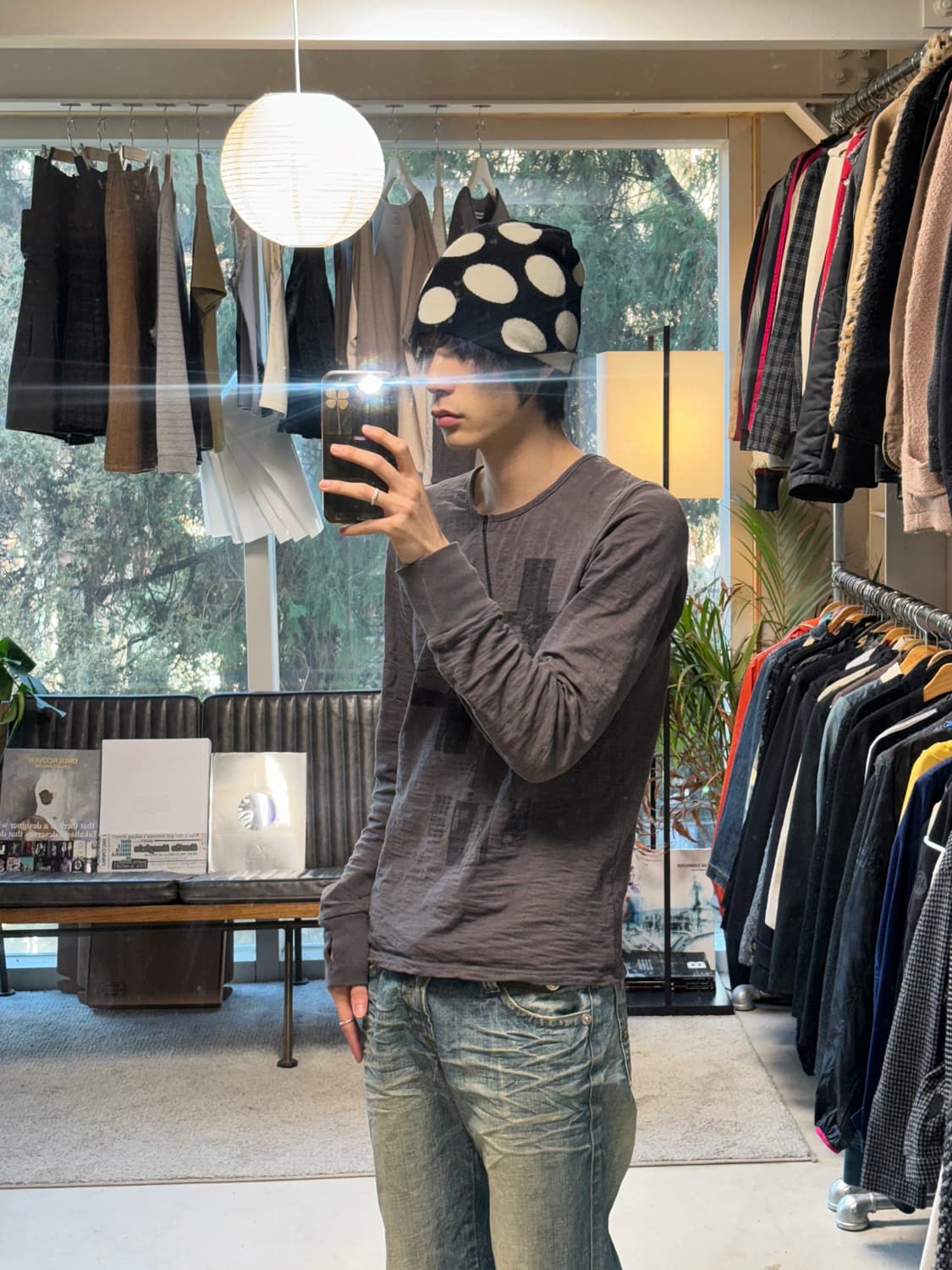 마크 바이 마크 제이콥스 도트 리버서블 비니 상품이미지6