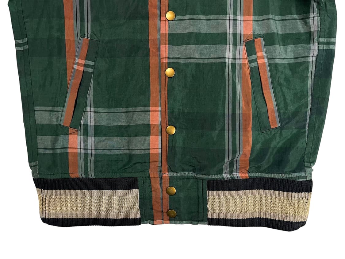 linen check blouson 상품이미지4