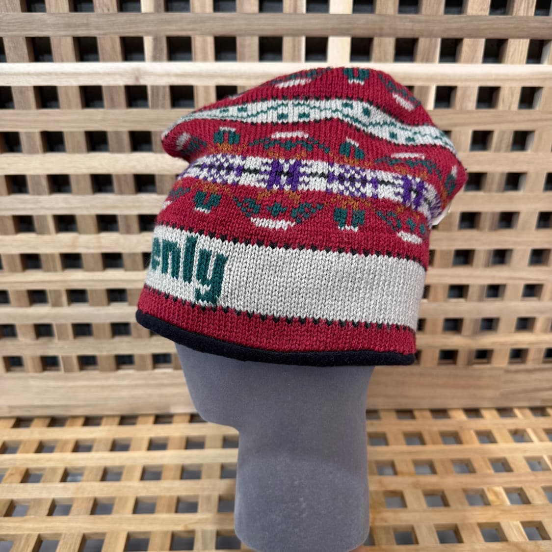 빈티지 made in usa 니트 비니 상품이미지5