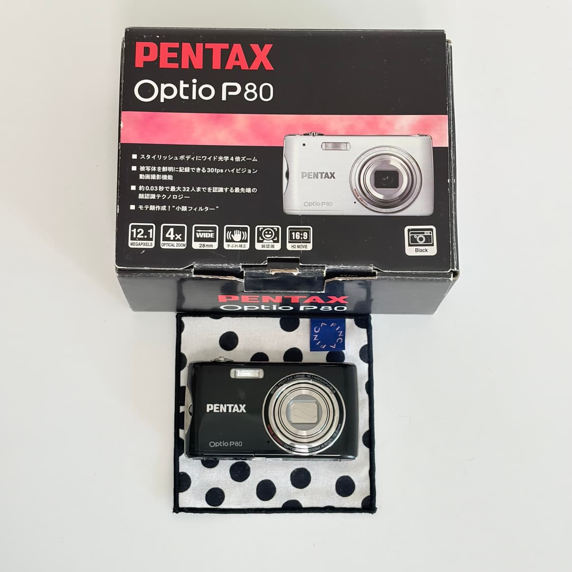 풀박스! 작례있음🖤 Pentax Optio P80 상품이미지1