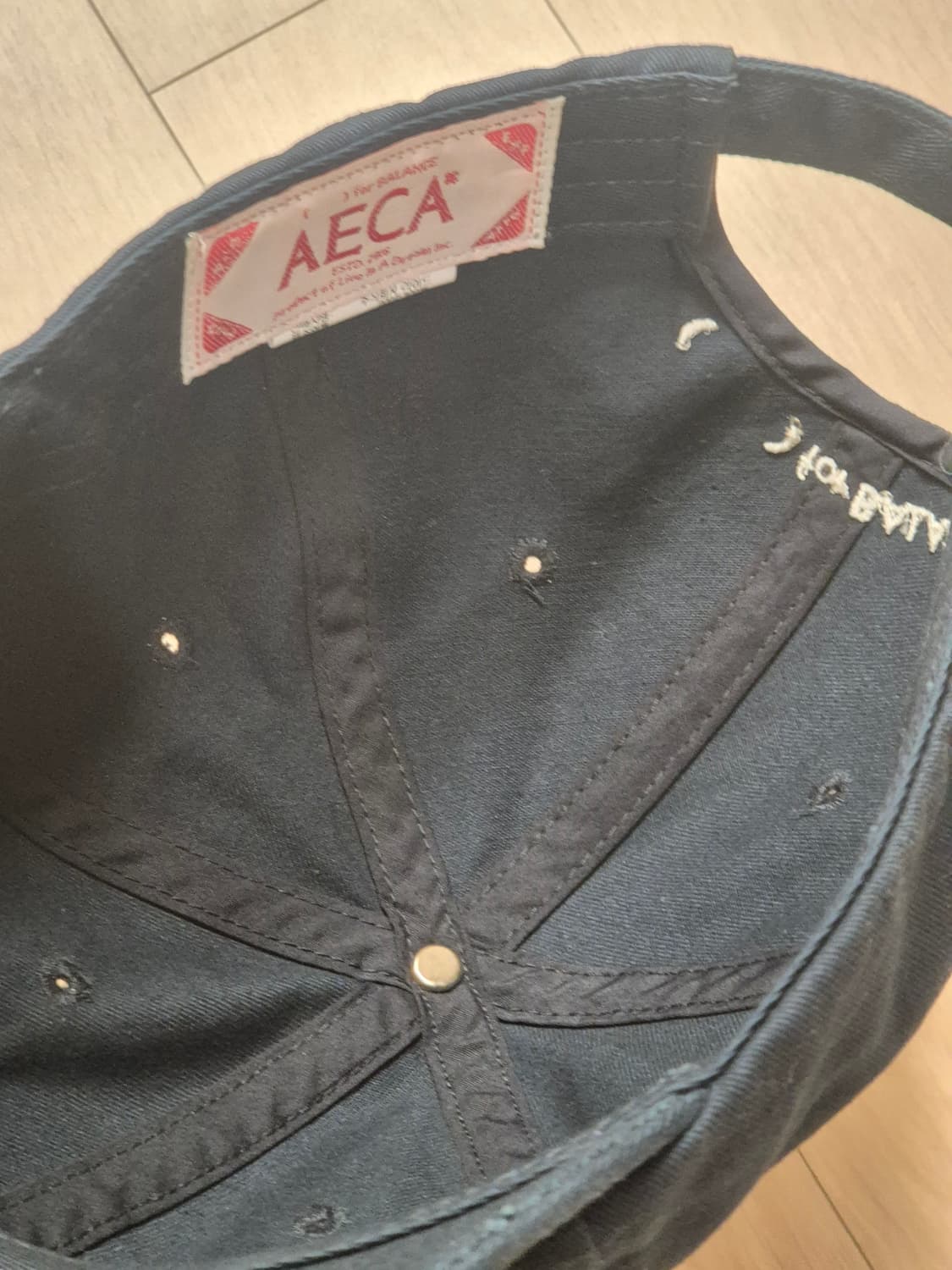 에이카화이트 네이비캡 상품이미지4