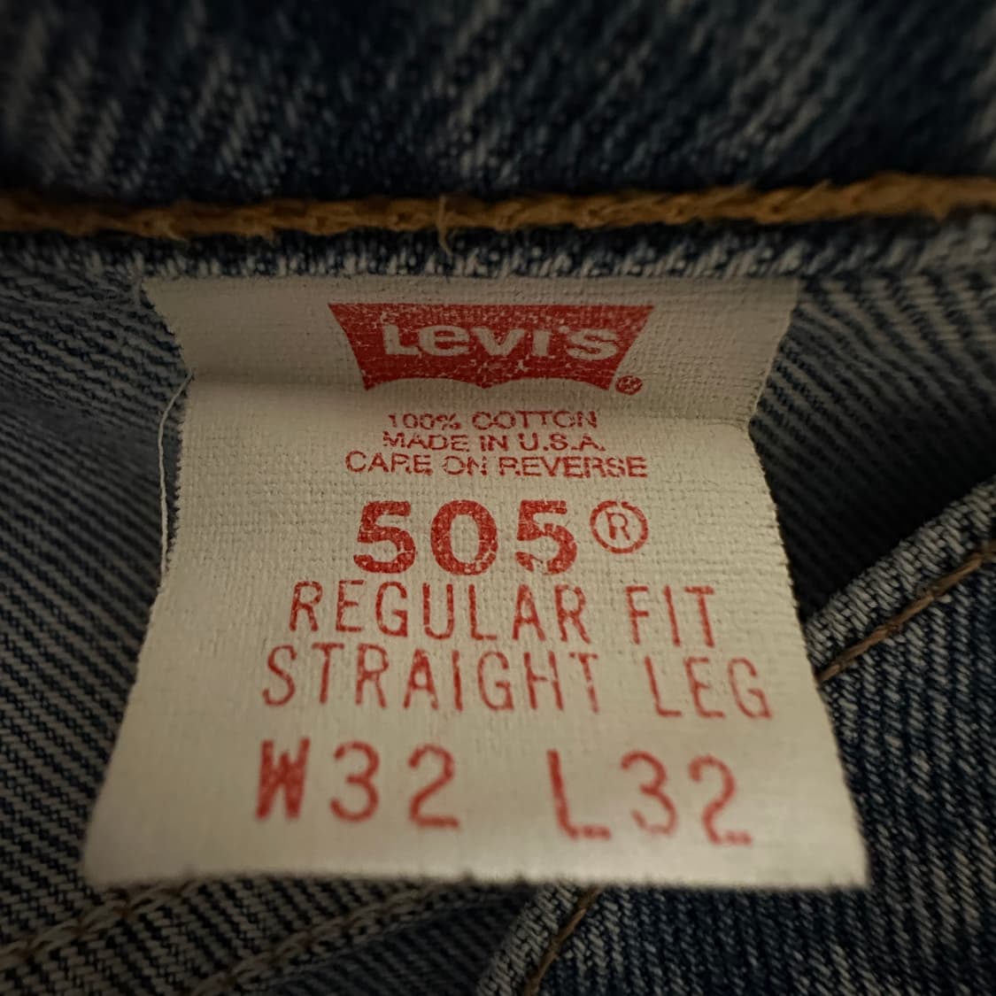 LEVI'S 505 90's usa made vintage jeans 상품이미지5
