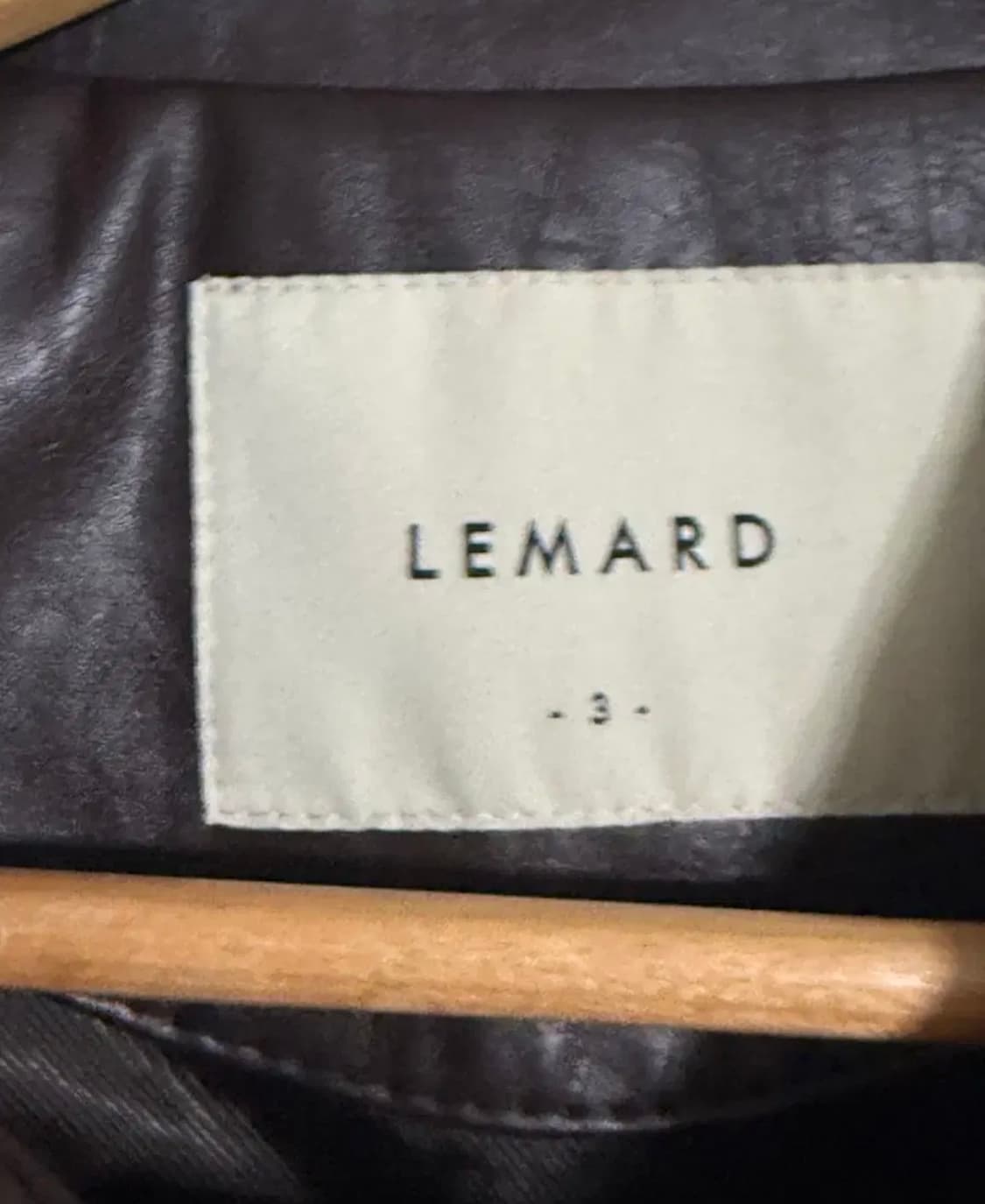 L~XL) 르마드 비건 레더 절개 자켓 3사이즈 상품이미지2