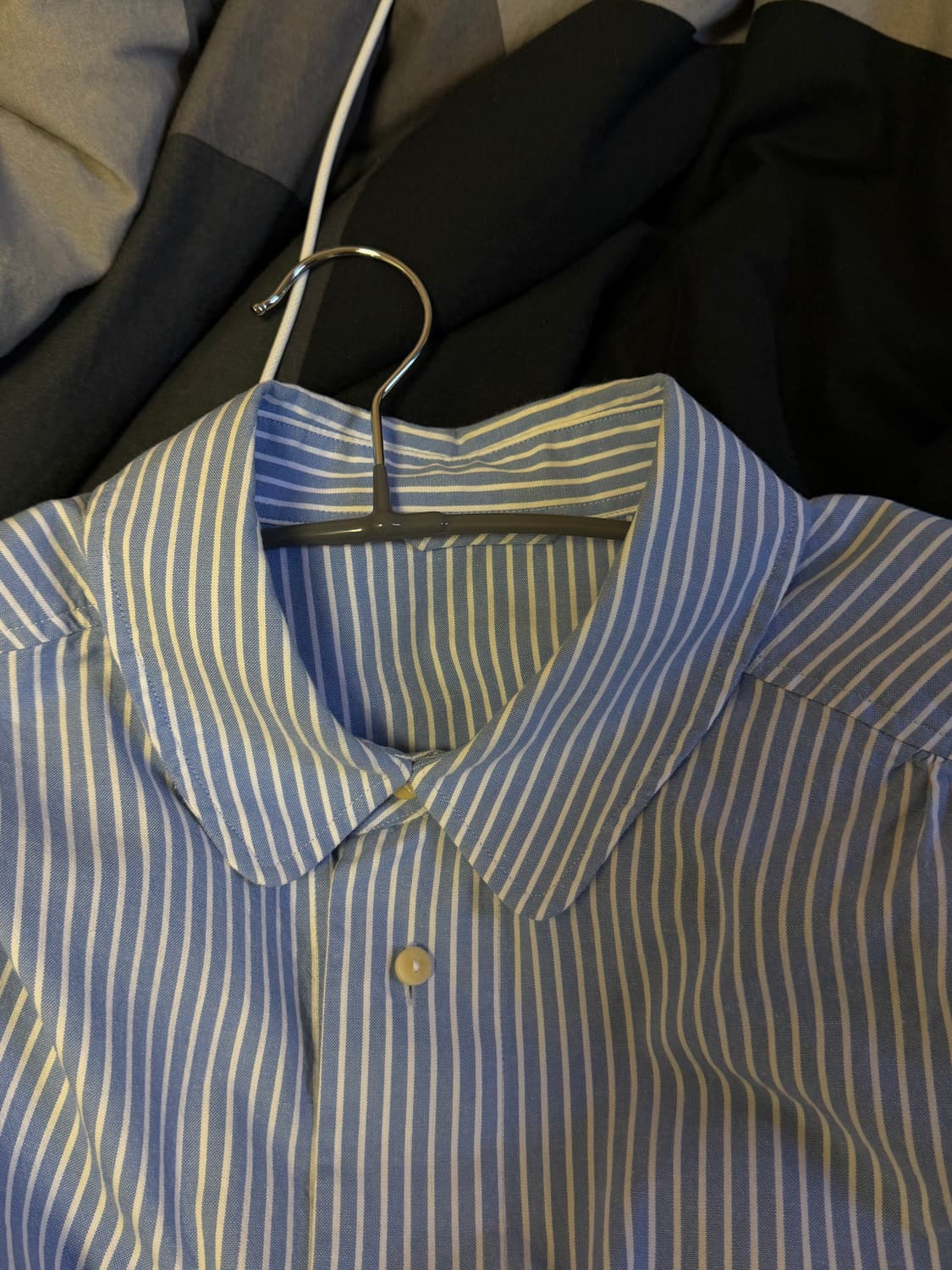 도큐먼트 블루 스트라이프 셔츠 상품이미지3