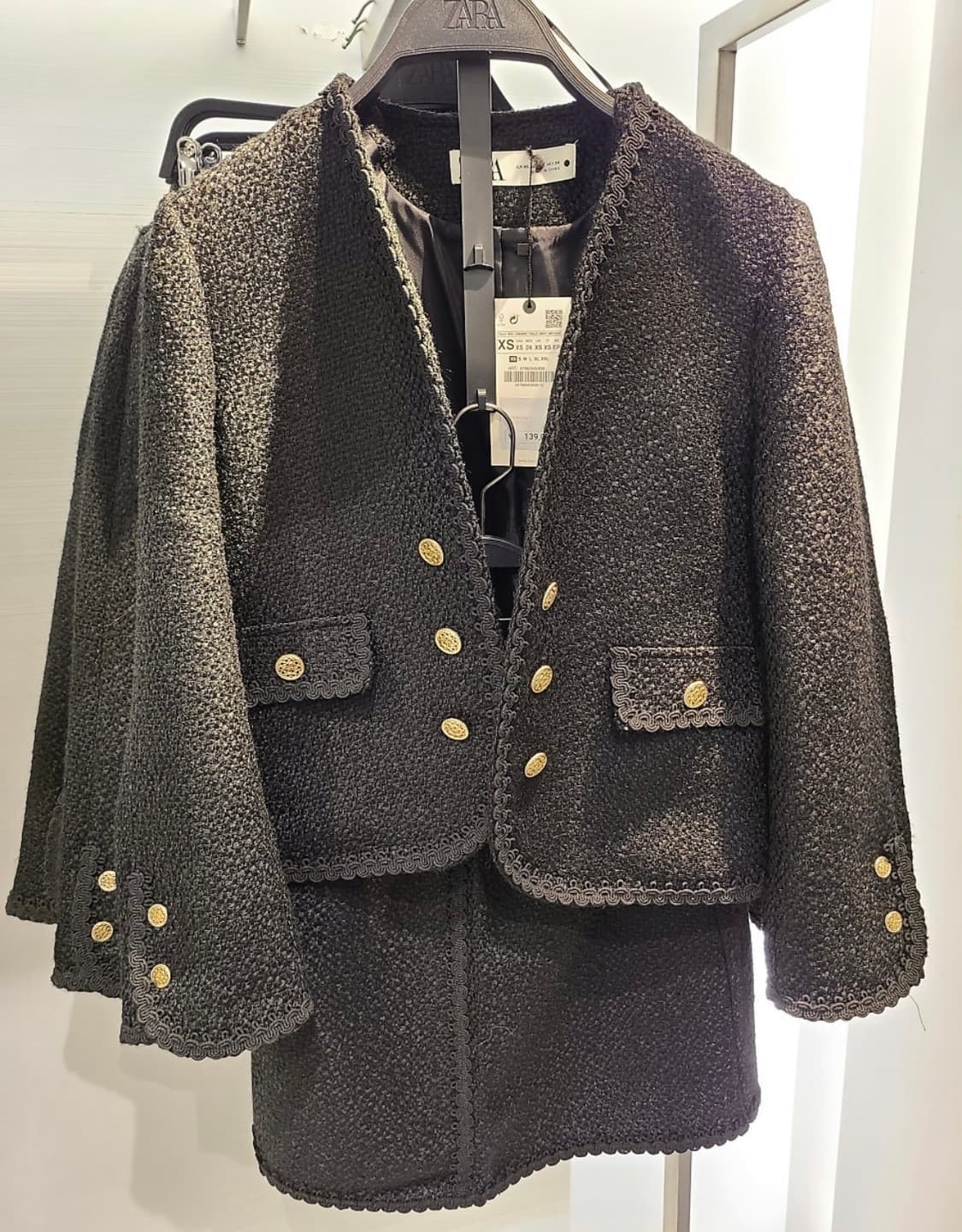 자라 트위드 셋업 상품이미지1