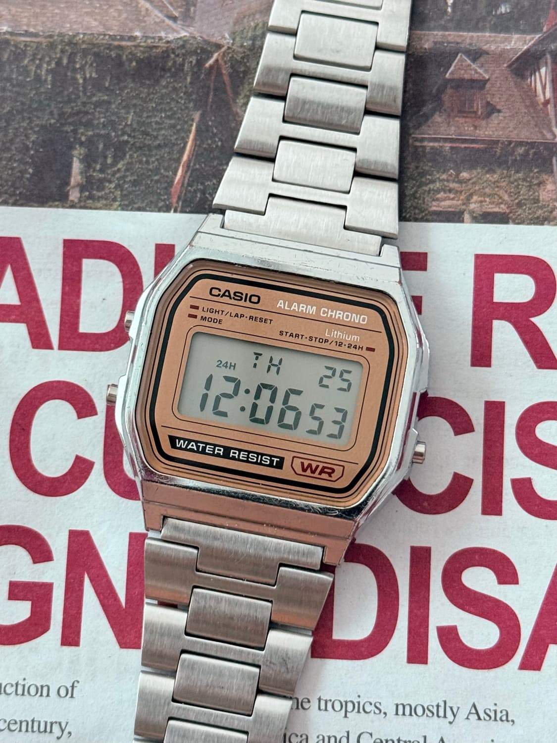 Casio 카시오 디지털 알람 크로노 그래프 메탈 1989 상품이미지1