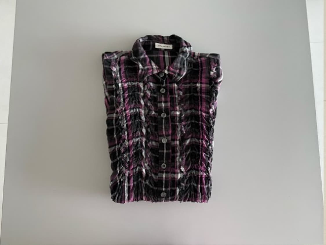 plaid frill shirt dress 상품이미지1