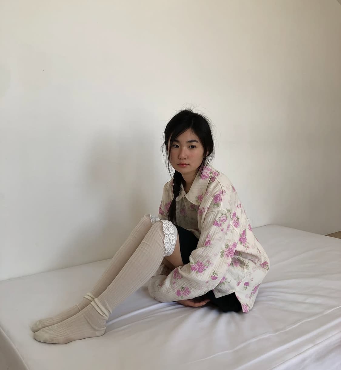 TULIP COLLAR OVERSIZED SHIRTS GRAND 상품이미지4