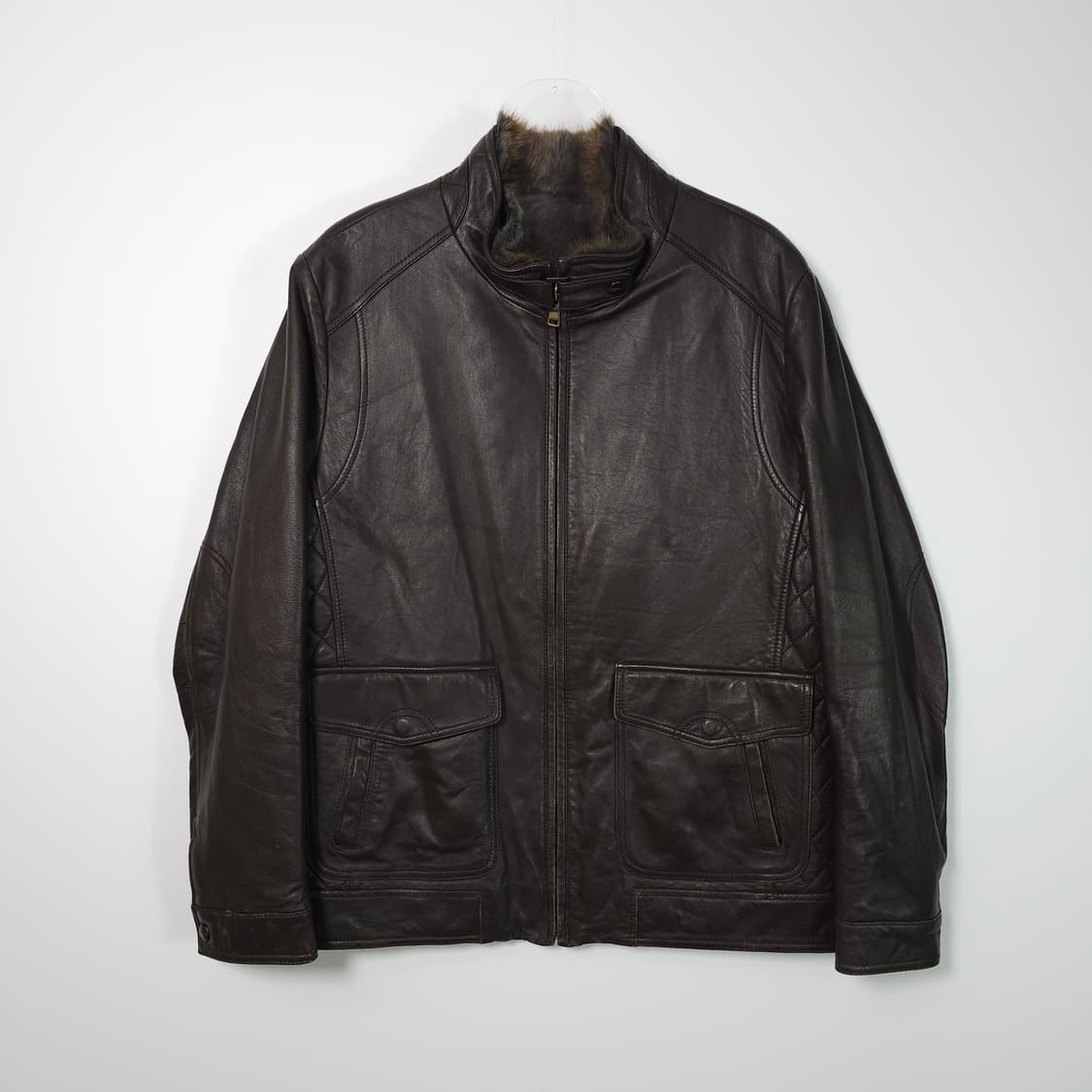 PAT 토끼털 안감 양가죽 자켓 L 상품이미지1