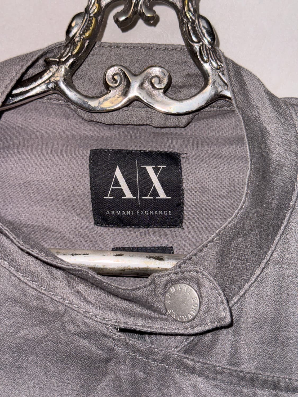 Armani Exchange gray cotton rider jacket 상품이미지4