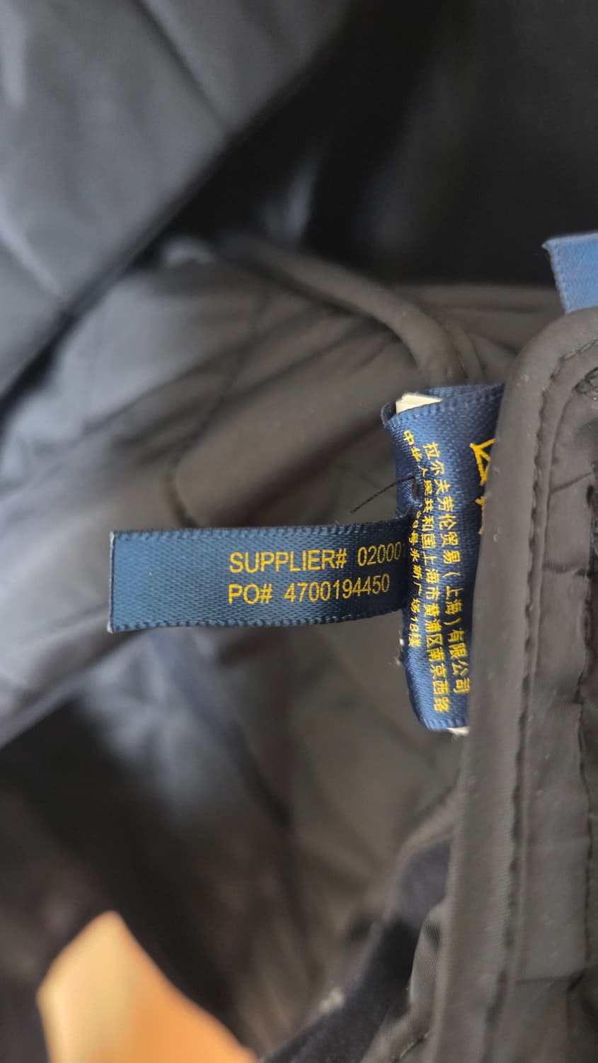 폴로 랄프로렌 네이비 퀼팅 자켓  상품이미지6