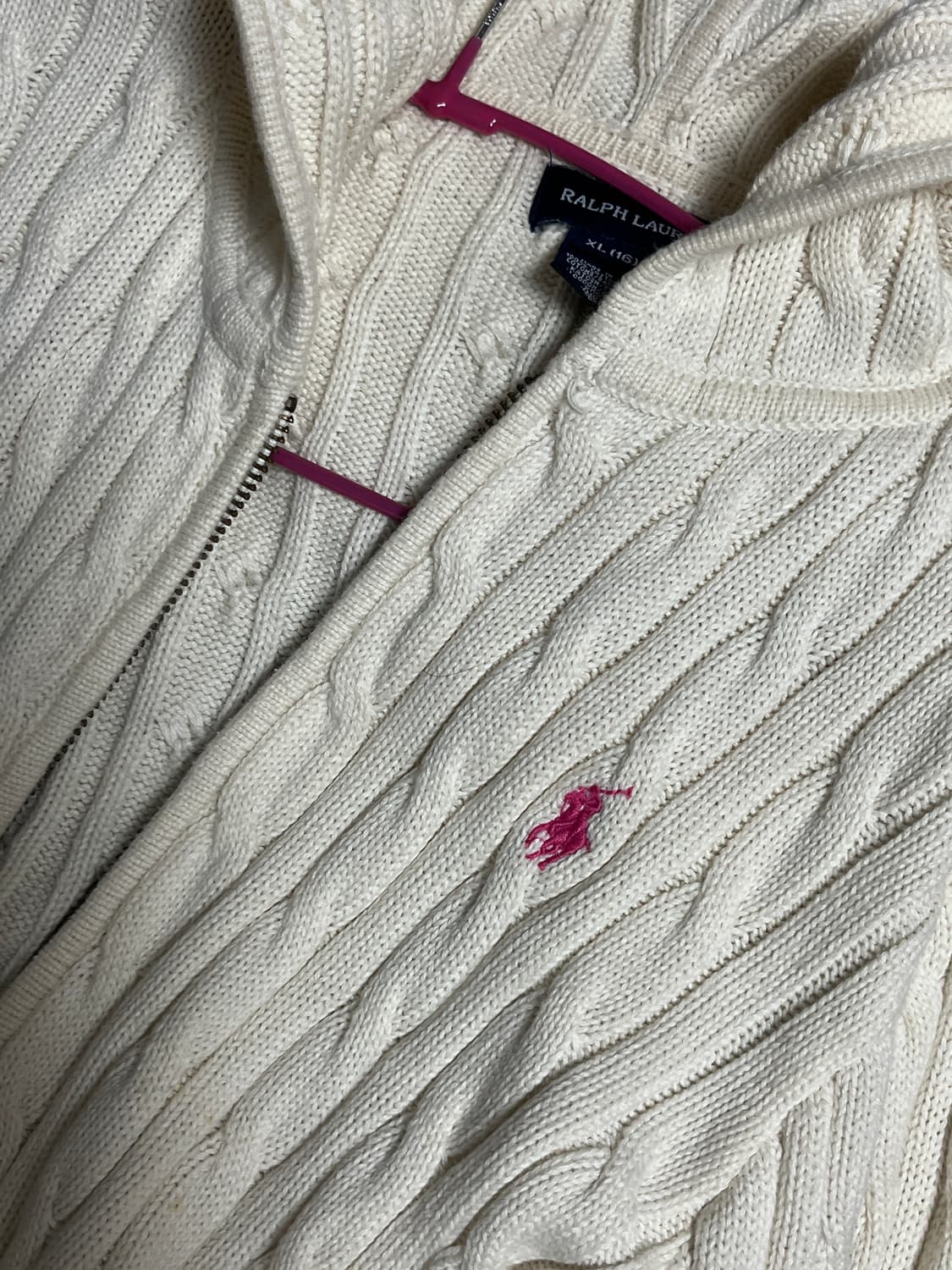 폴로 니트 후드집업(키즈추정)) 상품이미지1