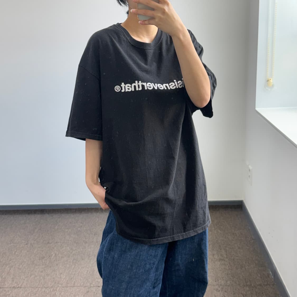 Thisisneverthat 디스이즈네버댓 블랙 반팔 상품이미지2