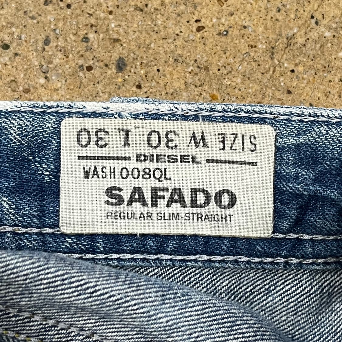 [정품/30] 디젤 데미지 워싱 청바지 b15 상품이미지4