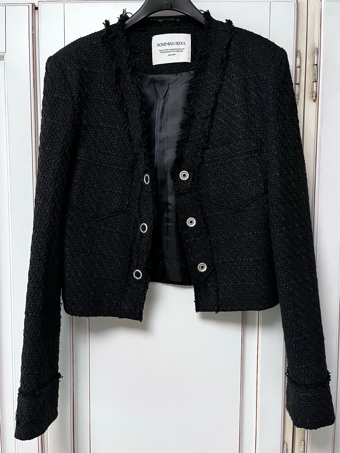보헤미안서울 트위드 자켓 상품이미지2